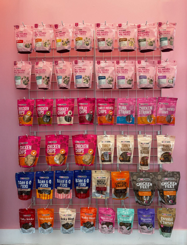 40+ new treat options for pets at Woof Gang Bakery & Grooming. (Photo: Business Wire)