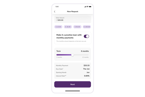 In addition to the new Practice Loans feature, the Affinity Plus Youth Banking App offers a suite of tools to help parents and kids manage money together. (Photo: Business Wire)