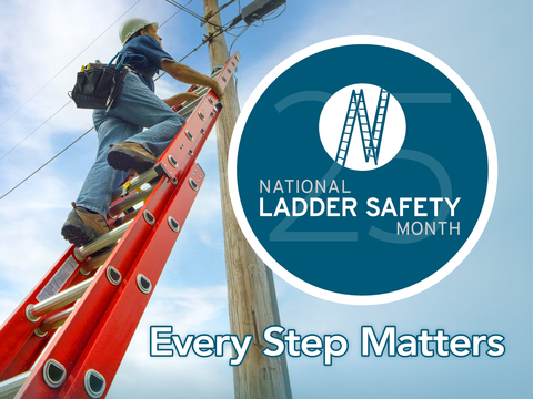 original Every Step Matters: National Ladder Safety Month Coming in March (Photo: Business Wire)