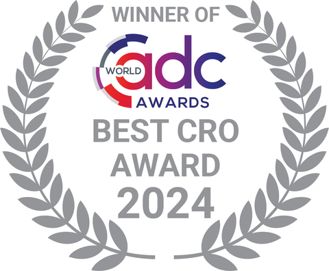 original NJ Bio, a Leading CRO Wins the Best CRO Award 2024 for the Fourth Consecutive Year in a Row at the World ADC Conference (Photo: Business Wire)