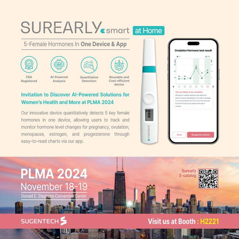 Sugentech’s Surearly Smart will be showcased at the PLMA New Product Expo (image: Sugentech)