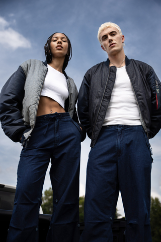 Lee® and Alpha Industries Launch Capsule Collection of Iconic Workwear Styles. (Photo: ©Lee ©Alpha Industries)