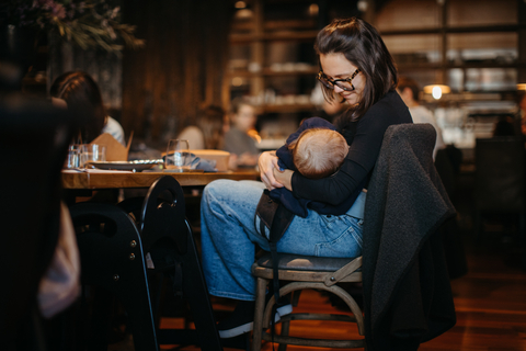 Breastfeeding parents have a right in all 50 states to feed their children in public without being asked to leave, cover up, or use a restroom. (Photo: Business Wire)