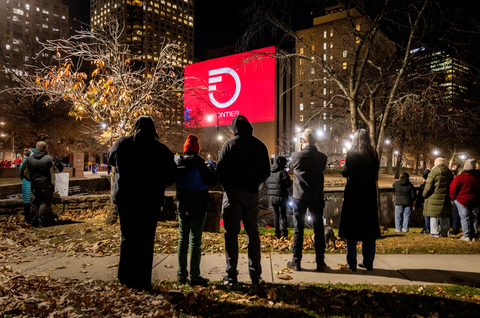 Frontier teams up with RiseUP to bring "Magic Murals" to life in Hartford, Conn. (Beyond The Light / Frontier Communications)