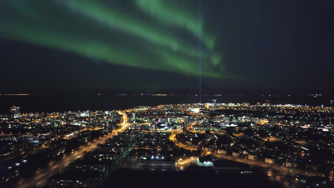 thumbnail Aurora over Reykjavík, Iceland (Photo: Business Wire)