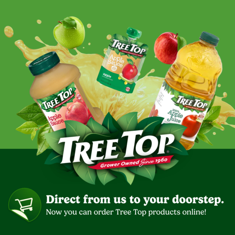 Tree Top's new online retail store allows consumers in the lower 48 states to easily browse, select and purchase Tree Top products securely online. (Photo: Business Wire)