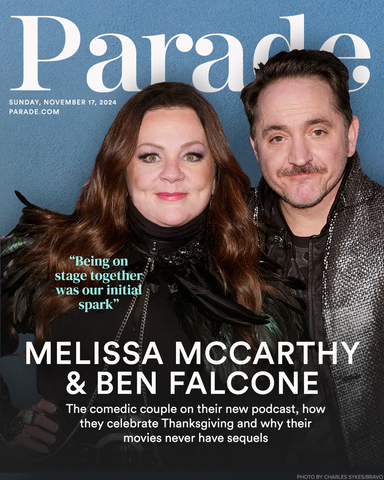 Melissa McCarthy & Ben Falcone Sparkle on Cover of Parade (Photo: Business Wire)