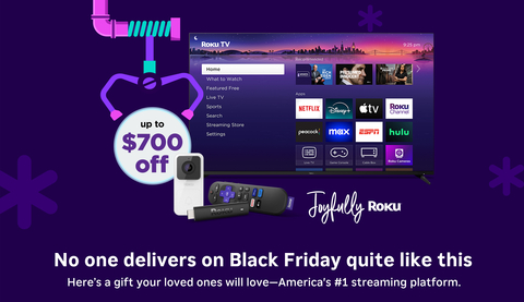 Give the gift of endless entertainment with Roku this holiday season. (Graphic: Business Wire)