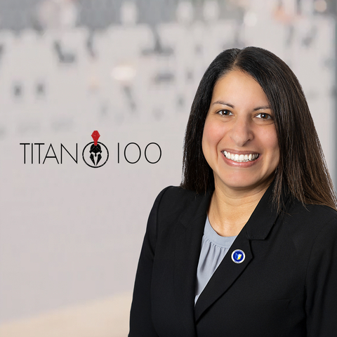 DeVry University's President and CEO, Elise Awwad, has been named as a 2025 Chicago Titan 100 by Titan CEO for the second year in a row. (Photo: Business Wire)