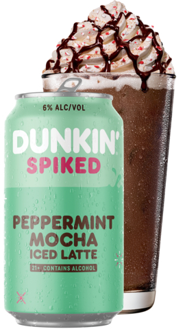 Dunkin' Spiked Peppermint Mocha Iced Latte (Photo: Business Wire)