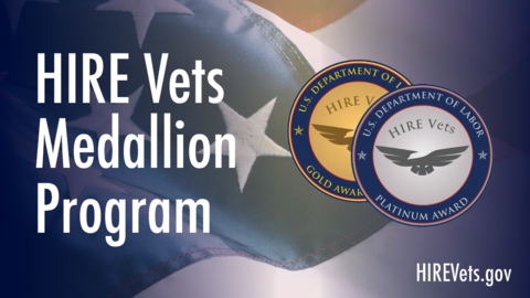 Boingo receives a 2024 HIRE Vets Medallion Award. The HIRE Vets Medallion Award is given to businesses that demonstrate unparalleled commitment to attracting and retaining Veterans. (Graphic: Business Wire)