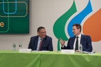 Photo features left to right Julio Fuentes, Chair of the National Hispanic Energy Council (NHEC) and Founder of the Florida State Hispanic Chamber of Commerce and Pedro Azagra, CEO of Avangrid (Photo: Business Wire)