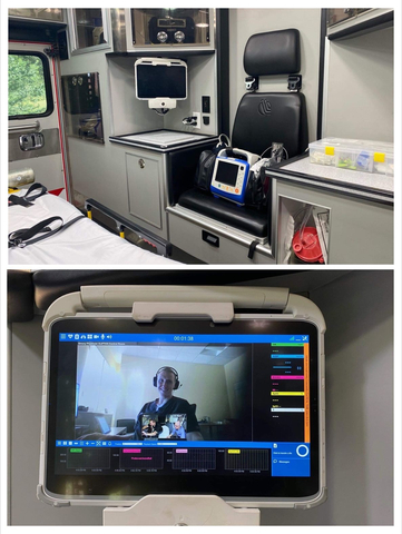 Mobile telemedicine system powered by DT Research and swyMed connects EMTs and paramedic staff to medical professionals in emergency departments, enabling real-time video telemedicine. (Photo: Business Wire)