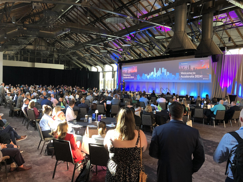 Accelerate brings together leaders from the financial services landscape and provides a platform to share insights and help develop actionable strategies to engage customers with advanced technology solutions. (Photo: Business Wire)