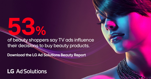 LG Ad Solutions Beauty Report (Graphic: Business Wire)