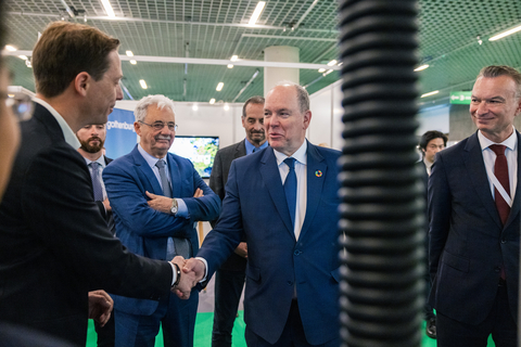 thumbnail His Serene Highness Prince Albert II of Monaco Experiences Autel’s Revolutionary MaxiChargers (Photo: Business Wire)