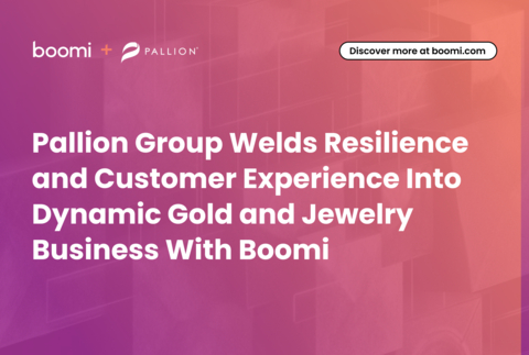 Pallion Group Welds Resilience and Customer Experience Into Dynamic Gold and Jewellery Business With Boomi (Graphic: Business Wire)