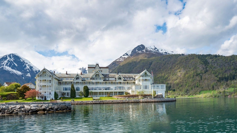 Kviknes Hotel (1752) Balestrand, Norway. Winner: Historic Hotels Worldwide Best Historic Resort. Credit: Historic Hotels Worldwide and Kviknes Hotel.