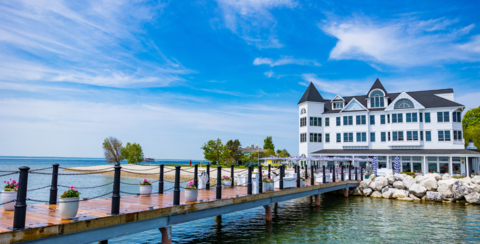 Hotel Iroquois (1902) Mackinac Island, Michigan. Winner: Historic Hotels of America New Member of the Year. Credit: Historic Hotels of America and Hotel Iroquois.