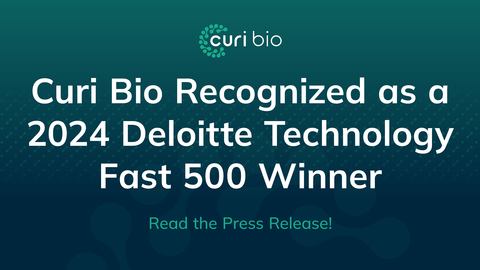 Curi Bio Recognized as a 2024 Deloitte Technology Fast 500 Winner (Graphic: Business Wire)