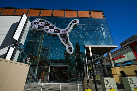 Exterior of new PUMA Las Vegas Flagship Store (Photo: Business Wire)