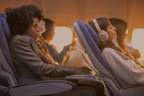 Passengers can commit to doing the upright thing by signing a pledge at BanReclining.com. By signing, passengers are entered to win one of five prize packages that include a free La-Z-Boy recliner and a $500 airfare credit. (Photo: Business Wire)