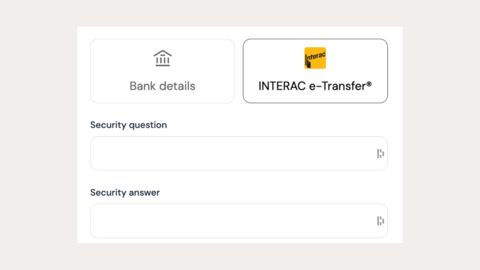 Users will be able to send Interac e-Transfers within Vault's existing payment flow (Graphic: Business Wire)