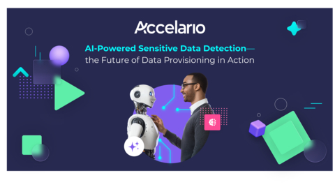 Accelario AI-Powered Sensitive Data Detection empowers both technical and non-technical users to effortlessly ensure data security and compliance, enabling faster, more accurate, and secure data provisioning. (Graphic: Business Wire)