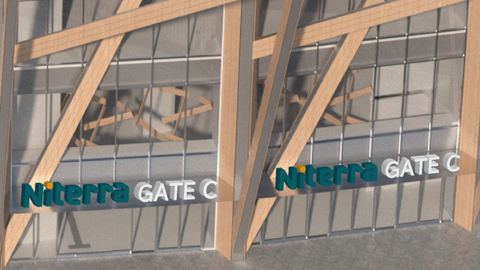 Niterra will receive permanent and digital signage and exclusive naming rights to one of the main visitor entrance gates as part of their Founding Partner agreement with the new IG Arena in Aichi, Japan. (Photo: Business Wire)