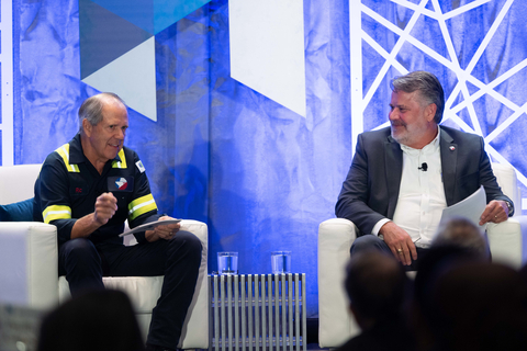 thumbnail Port of Houston Authority Commission Chairman Ric Campo formally introduced Port Houston CEO Charlie Jenkins to the sold-out crowd of business leaders attending the 2024 State of the Port Address held at the Houston Marriott Marquis on Nov. 22. During their “fireside chat,” both Campo and Jenkins stressed the enduring responsibility of Houston leaders – to maintain a spirit of collaboration and vision of stewardship for the Houston Ship Channel, and community, for the continued growth of jobs and prosperity for the Houston region and nation. (Photo: Business Wire)