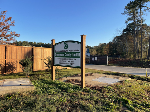 Greenwood County South Carolina landfill located in Greenwood South Carolina (Photo: Business Wire)