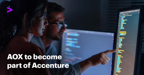 Accenture has agreed to acquire embedded software company AOX in Germany to help automotive companies and their suppliers develop software-defined vehicles (Graphic: Business Wire)