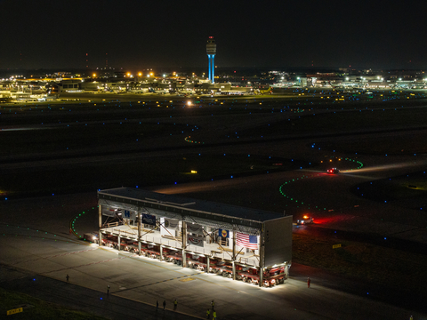 thumbnail H. J. Russell & Company's Concourse D expansion project using modular construction showcases one of several module moves at Hartsfield-Jackson Atlanta International Airport on April 24, 2024. (Photo: Business Wire)