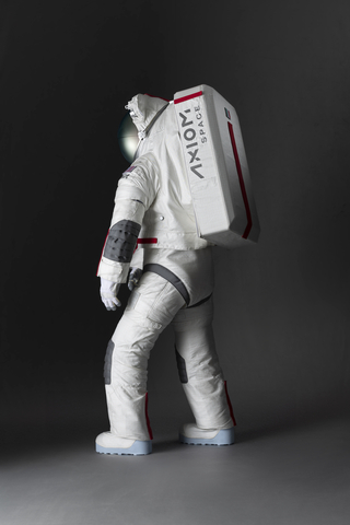 Located in the AxEMU’s backpack, called the Portable Life Support System, CesiumAstro’s software-defined radio will enable critical life support, data analysis, and reliable lunar communications, enhancing astronaut safety and scientific capabilities during Moon exploration missions. Image credit: Axiom Space and Prada