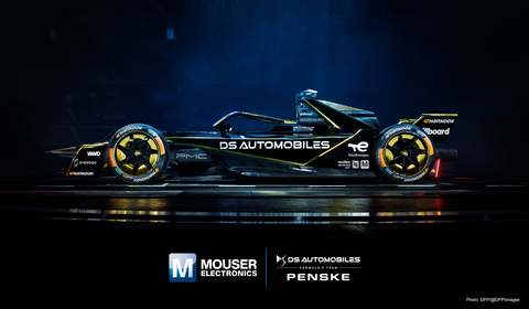 Mouser Electronics announces partnership with DS PENSKE for the 11th season of Formula E to debut in Brazil