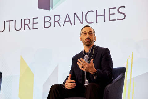 James Anthos speaking at Future Branches conference. Photography by Wes Ellis