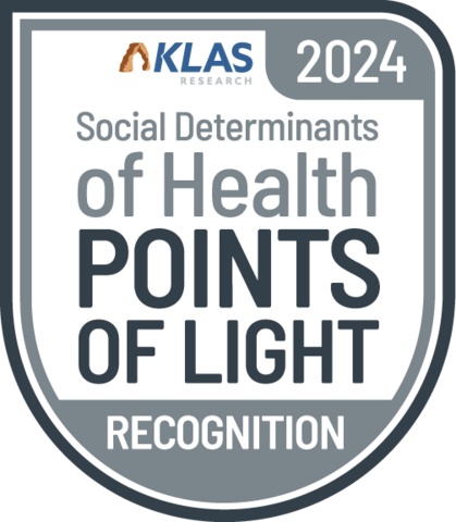 Lightbeam Health Solutions, the leader in population health enablement technology and solutions, Primary Partners, an organization in Florida comprising of more than 750 independent physicians, and Alliance for Community Health (AFCH), a nonprofit 501(c)(3) organization in Florida, were awarded a 2024 SDOH Points of Light recognition by KLAS Research for delivering effective care while addressing patients’ social needs. (Graphic: Business Wire)