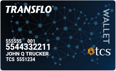 The Transflo Wallet Fuel Card, powered by TCS, can help fleets and owner-operators save up to 50 cents per gallon on diesel. (Photo: Business Wire)