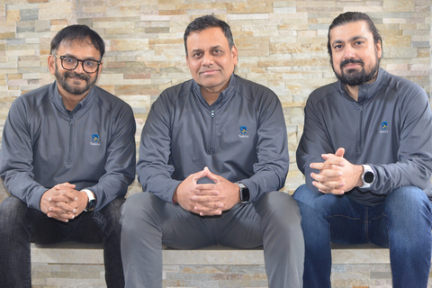 Tuskira founders from left to right: Vipul Parmar, CTO; Piyush Sharma, CEO; Om Moolchandani, CISO and CPO (Photo: Business Wire)