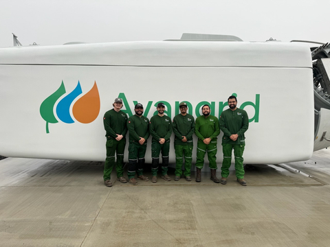 PICTURED: Newly hired technicians in front of a training nacelle at Avangrid's National Training Center (Photo: Business Wire)