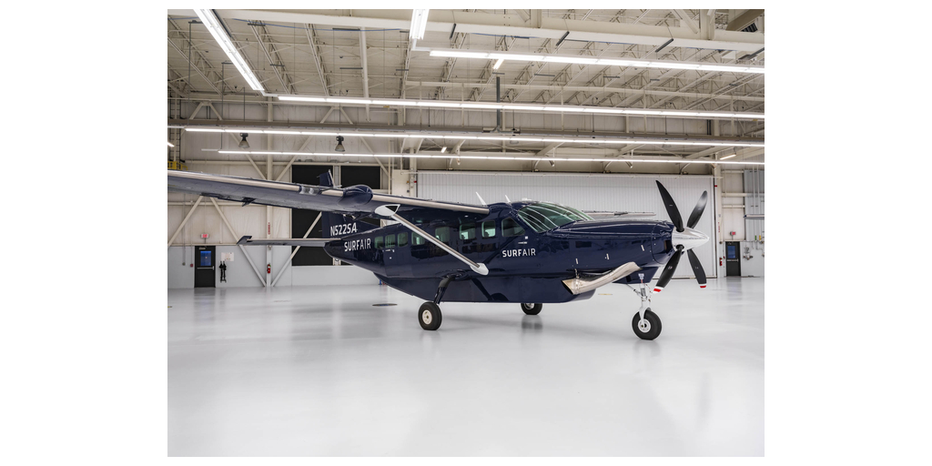 Surf Air Mobility Accepts Delivery of Initial Four Cessna Grand Caravan EX Aircraft in Fleet Order from Textron Aviation