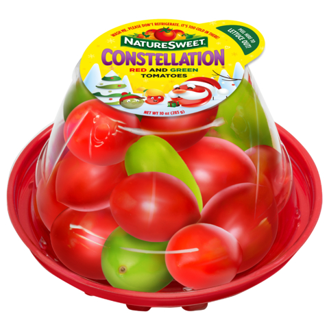 NatureSweet Constellation Holiday Red and Green Tomatoes. (Photo: Business Wire)