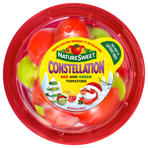 NatureSweet Constellation Holiday Red and Green Tomatoes. (Photo: Business Wire)