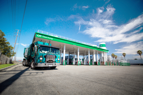 Clean Energy’s Port of Long Beach RNG station (Photo: Business Wire)