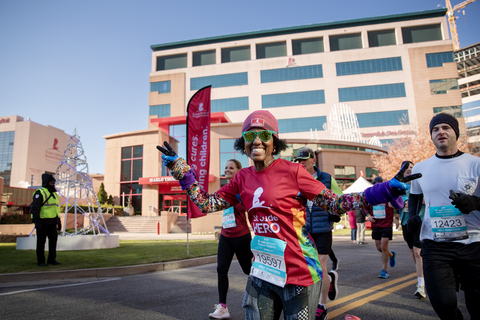 Supporters of St. Jude Children’s Research Hospital participate in the 2024 St. Jude Memphis Marathon Weekend presented by Juice Plus+ on Saturday, December 7, 2024 in Memphis, Tenn. More than 22,500 participants representing all 50 states and more than 82 countries, including more than 1,800 patient family members are participating in the event. Since its inception, the St. Jude Memphis Marathon has raised more than $138 million for the life-saving mission of St. Jude. (ALSAC Photography)