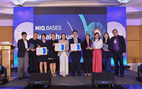 Celebrating Excellence: Winners and Wavemaker honorees of the 2024 NielsenIQ BASES Breakthrough Innovation Awards in Philippines (Photo: Business Wire)