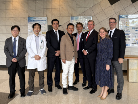 Leaders from Texas Medical Center, Mitsui Fudosan Co., Ltd., and The National Cancer Center, Japan’s leader in cancer treatment, celebrate the signing of the Memorandum of Understanding for the TMC Japan BioBridge and JACT (Japan-Accelerator Cancer Therapeutics and Medical Devices). (Photo: Business Wire)