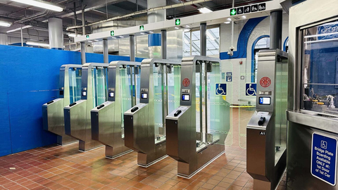 Conduent 3D fare gates used by SEPTA. (Photo: Business Wire)