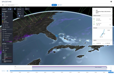 Aalyria's Spacetime platform (Graphic: Business Wire)