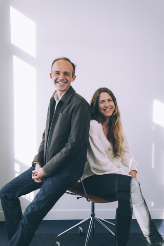 Maximilien Levesque, CEO and Cofounder of AQEMIA (left) and Emmanuelle Martiano Rolland, COO and Cofounder of AQEMIA (Photo: Business Wire)